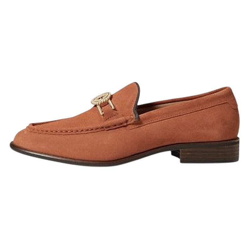 Gant Womens Kennedii Loafers EU 37 US 6 Golden Orange Brown Suede NWOB