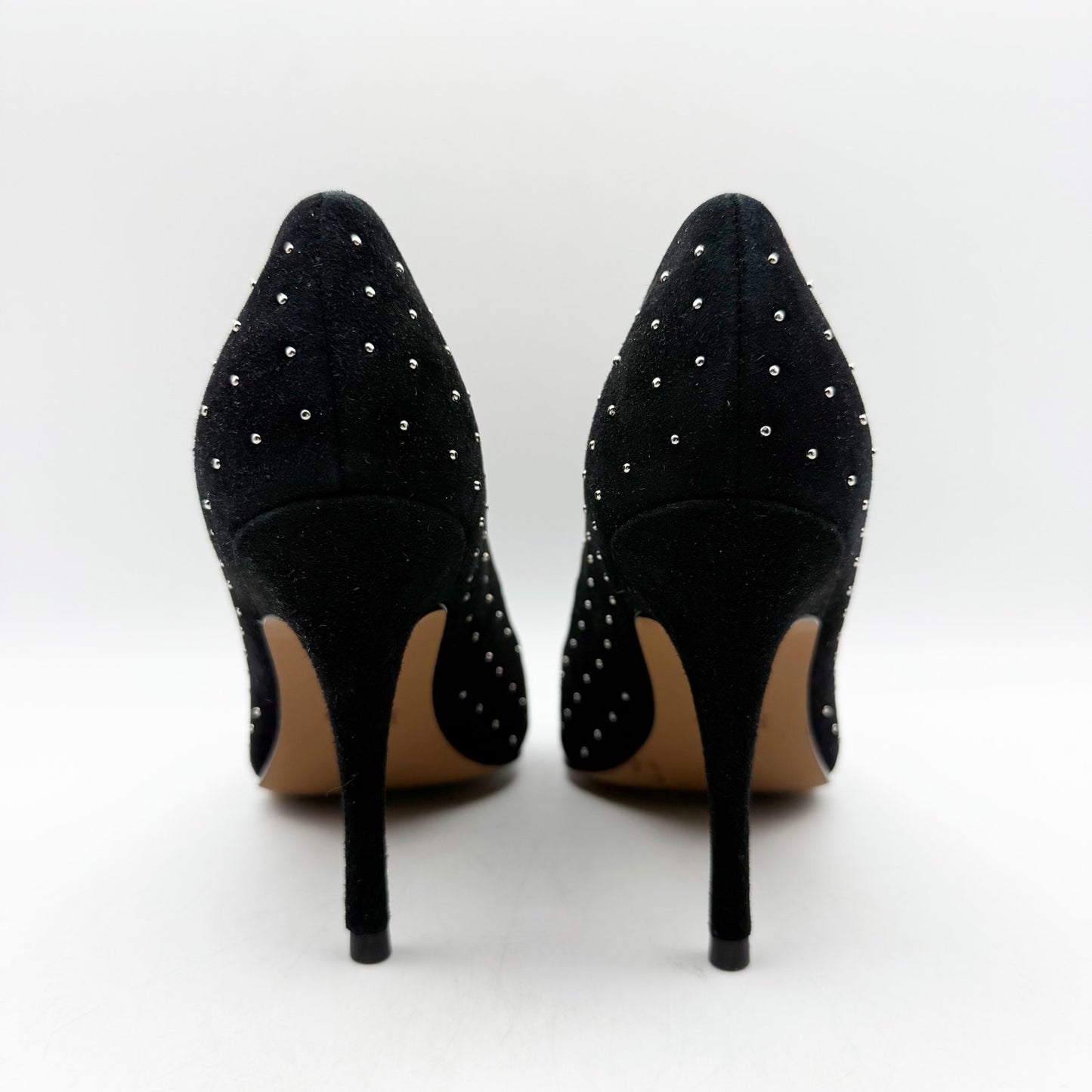 Linea Paola Womens Pamila Pumps US 5.5 M Black Stud Details Stiletto NIB