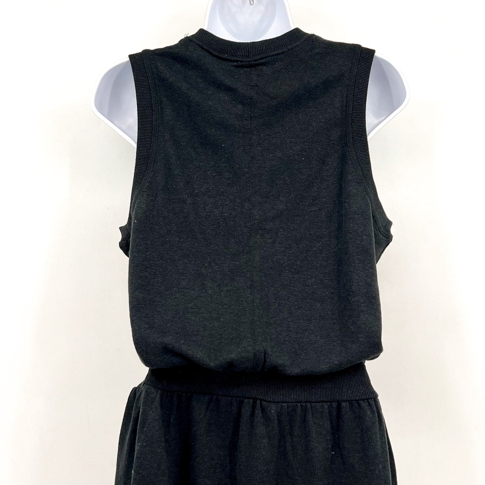 PRANA Women's Cozy Up Beach Hopper Blouson Dress Small Black Sleeveless NWT