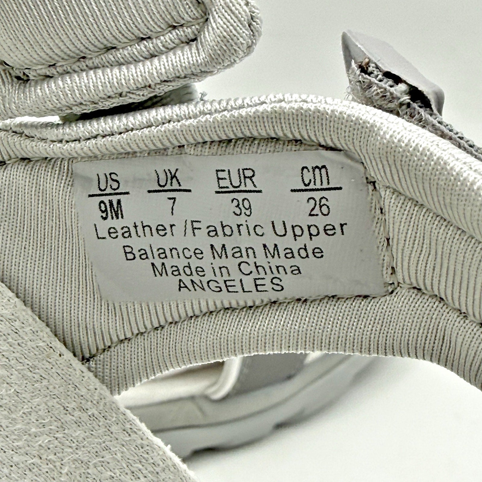 Natuarlizer Womens Angeles III Sports Sandals US 9 M EU 39 Grey Leather NIB