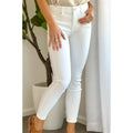 LIVERPOOL Abby Skinny Ankle Jeans Size 14 Bright White Mid Rise Stretch NWT