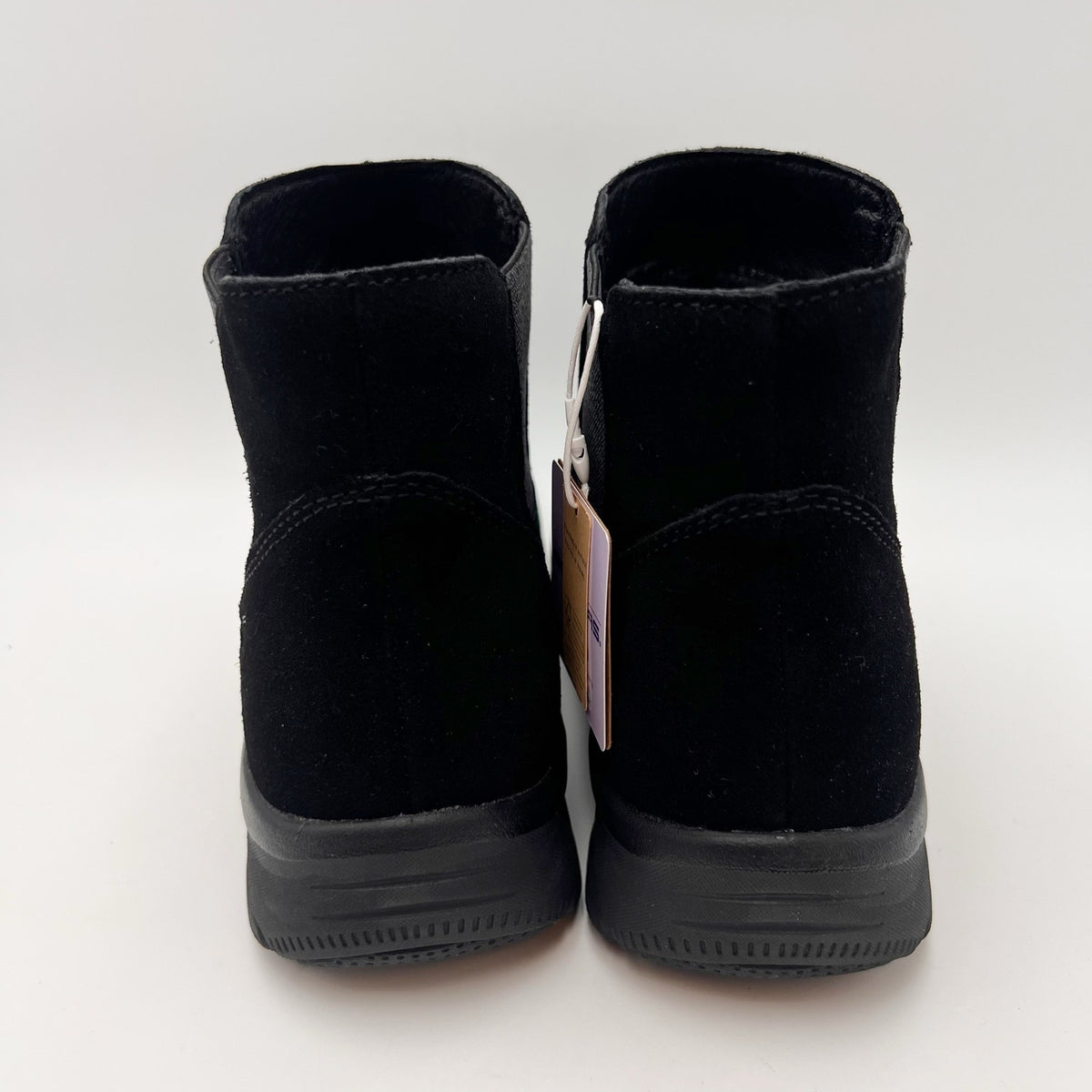 Skechers Womens Slip Ins Easy Going Icon Ankle Chelsea Boots Size 8.5 Black NIB