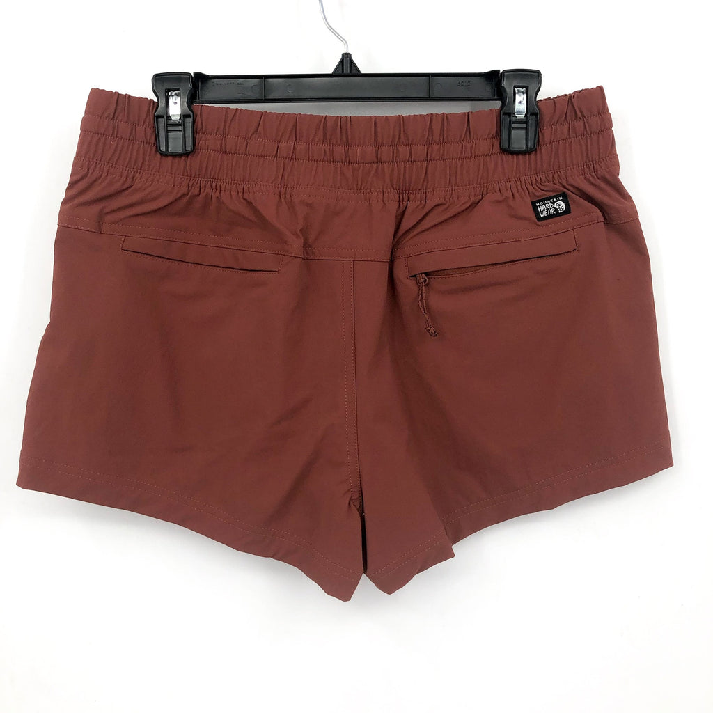 MOUNTAIN HARDWEAR Women's Basswood Pull-on Shorts Medium Red Clay Earth NWT