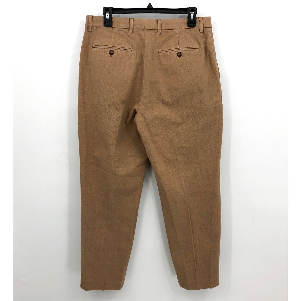 J.CREW Mens Kenmare Relaxed-fit Suit Pants 33x32 Tan Basketweave BM235 NWT