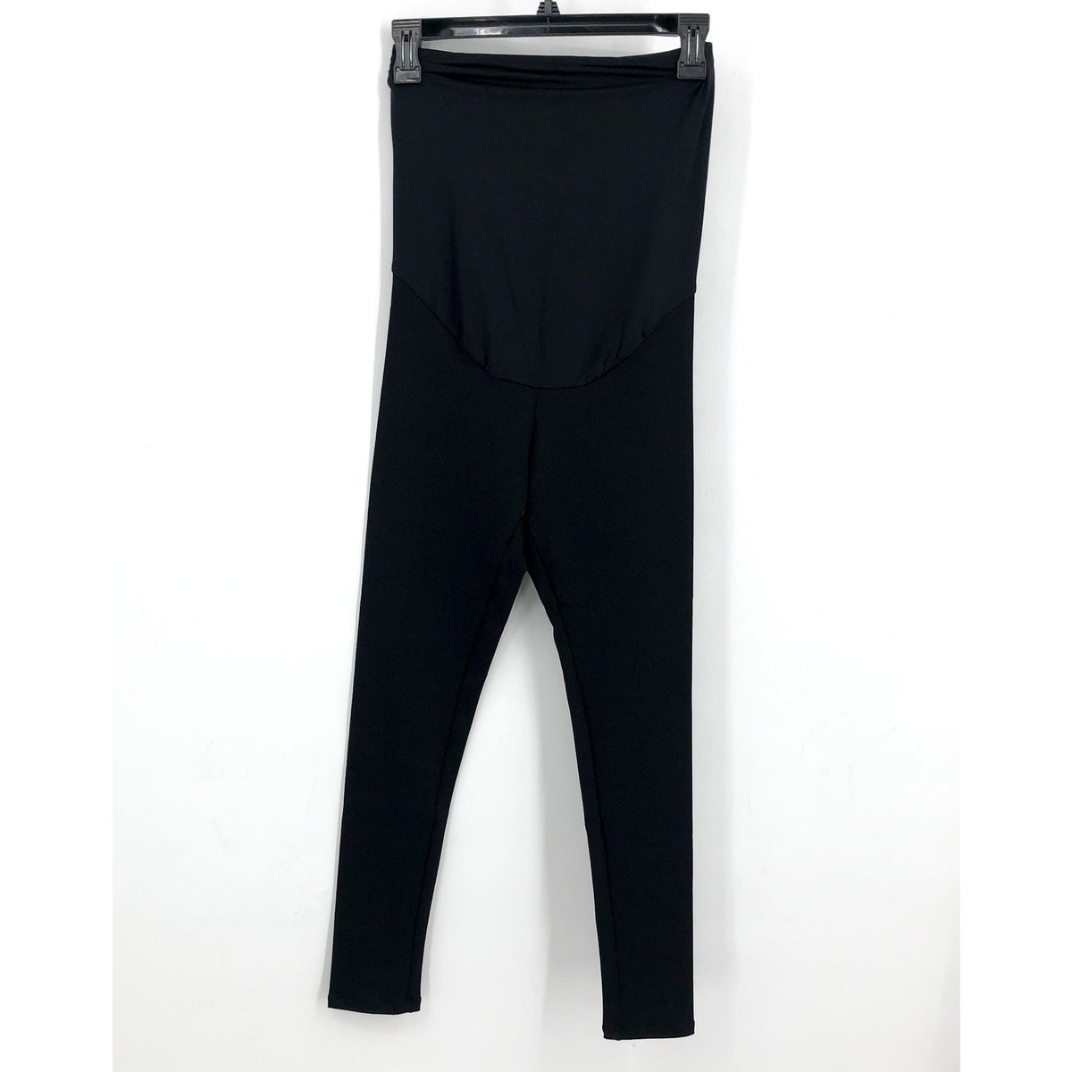COMMANDO Women's Classic Maternity Legging Medium Black Stretch Waistband NWT
