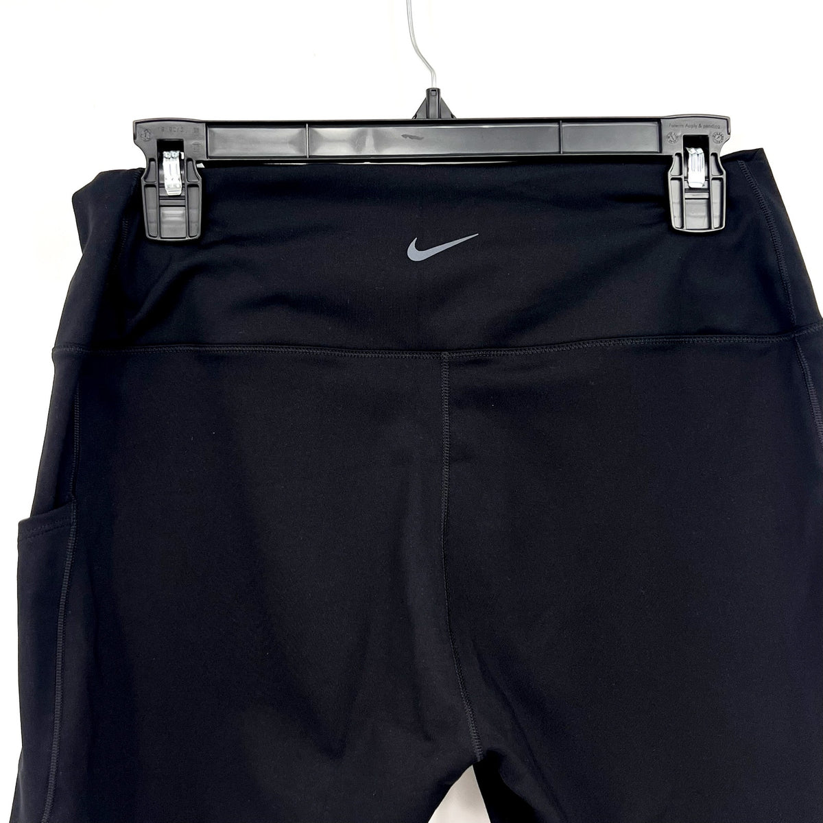 NIKE Women's Dri Fit One Biker Shorts XL Black High-Waist 8" Inseam Pockets NWT