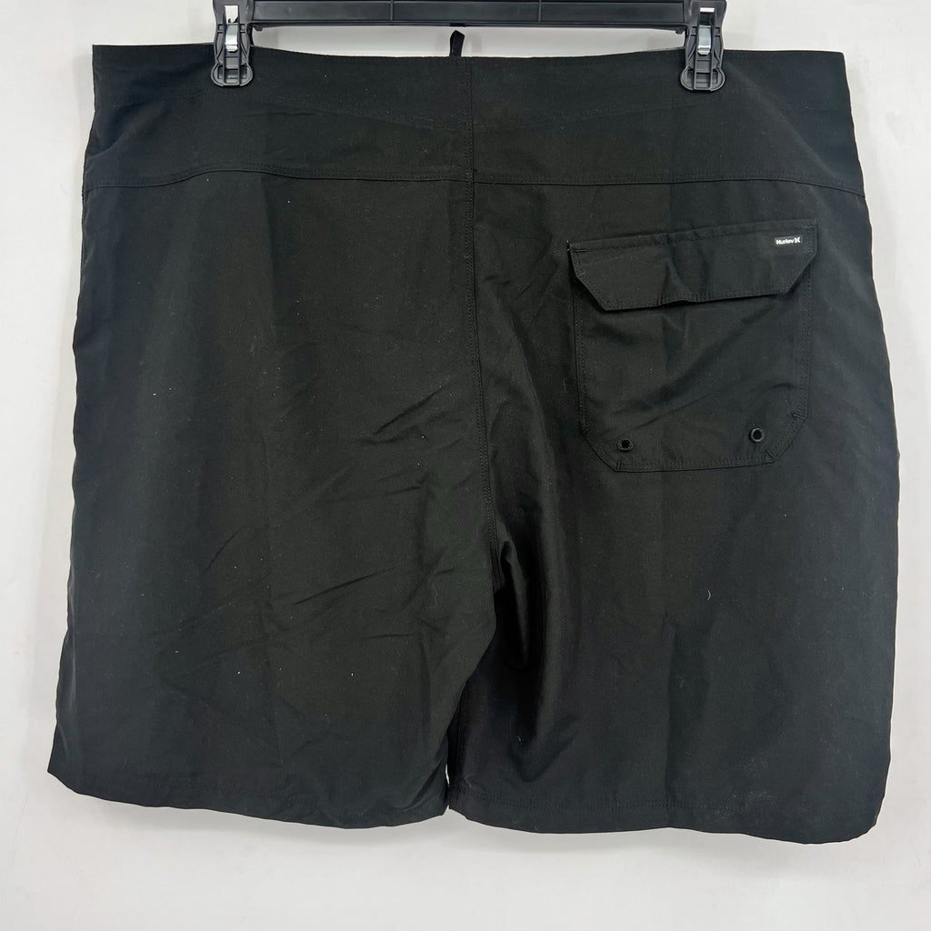 HURLEY Mens One and Only Gradient Board Shorts Size 40 Black Drawstring NWT