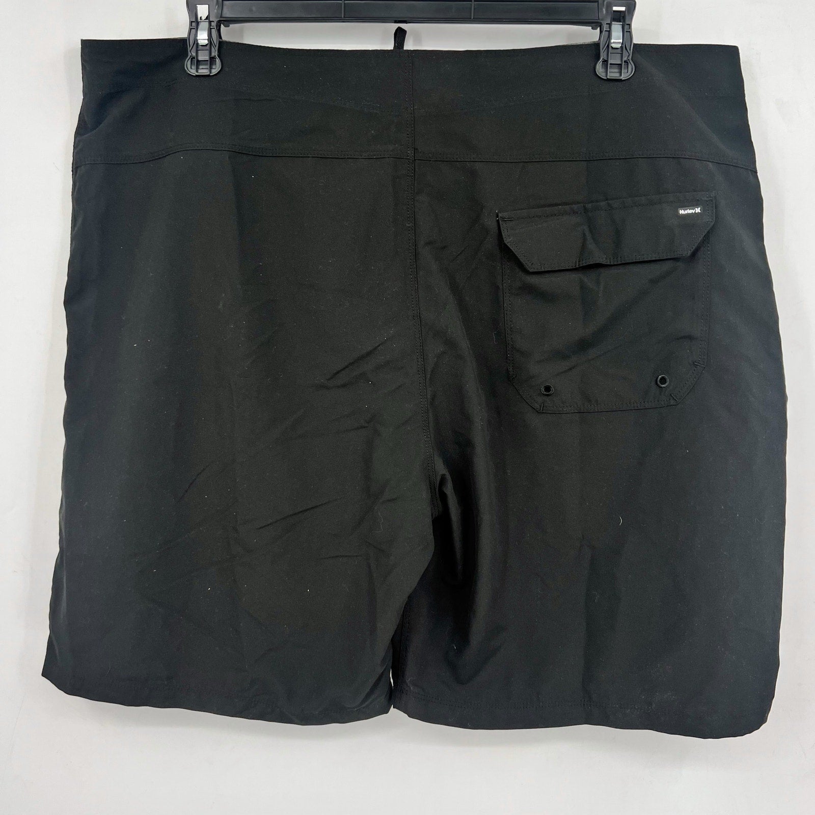 HURLEY Mens One and Only Gradient Board Shorts Size 40 Black Drawstring NWT