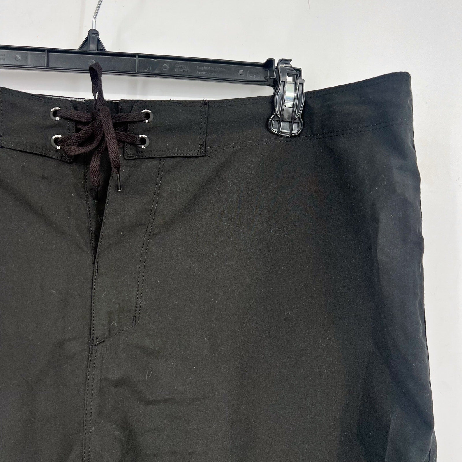HURLEY Mens One and Only Gradient Board Shorts Size 40 Black Drawstring NWT