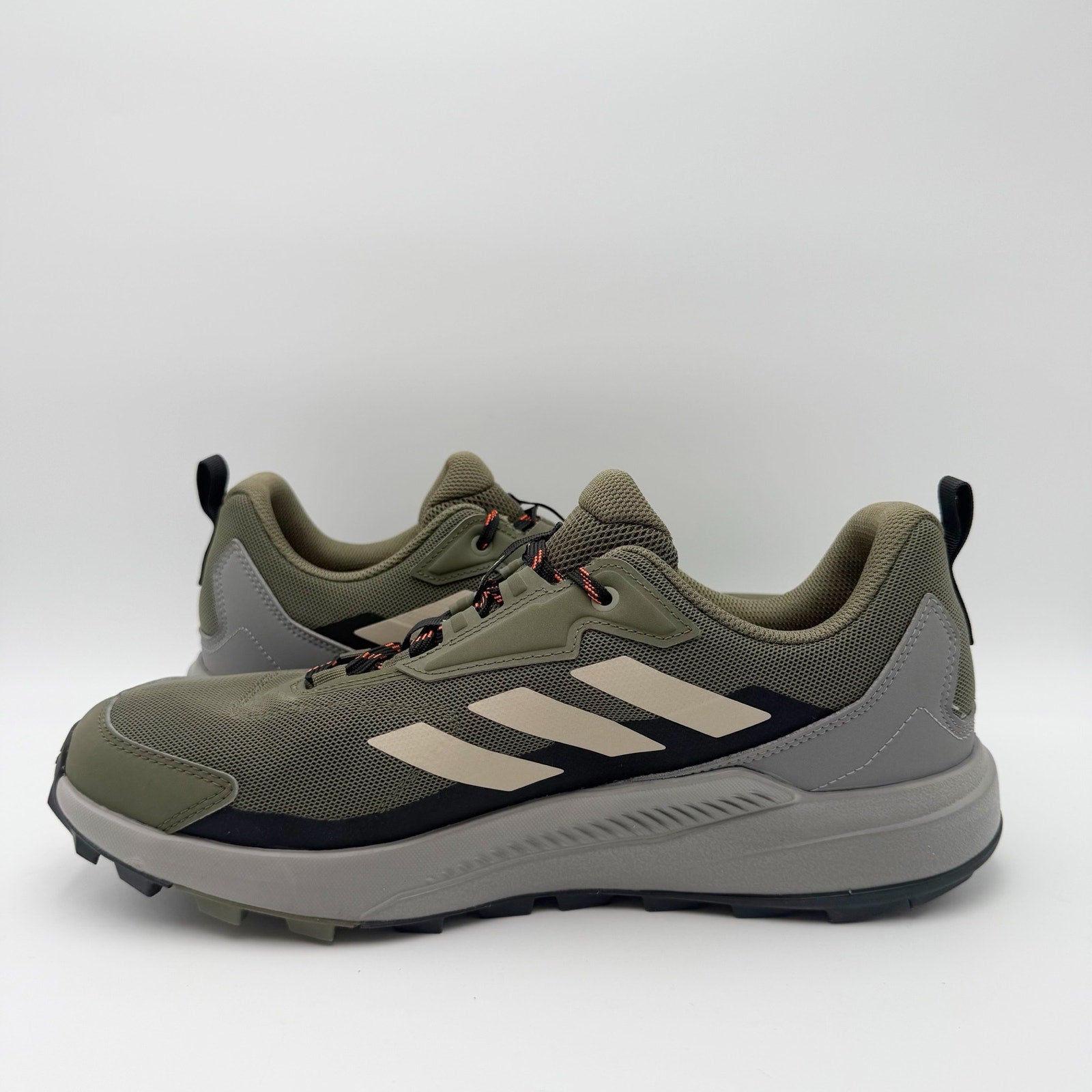 Adidas Mens Terrex Anylander Hiking Shoes Size 10.5 Green Grey Athletic NIB