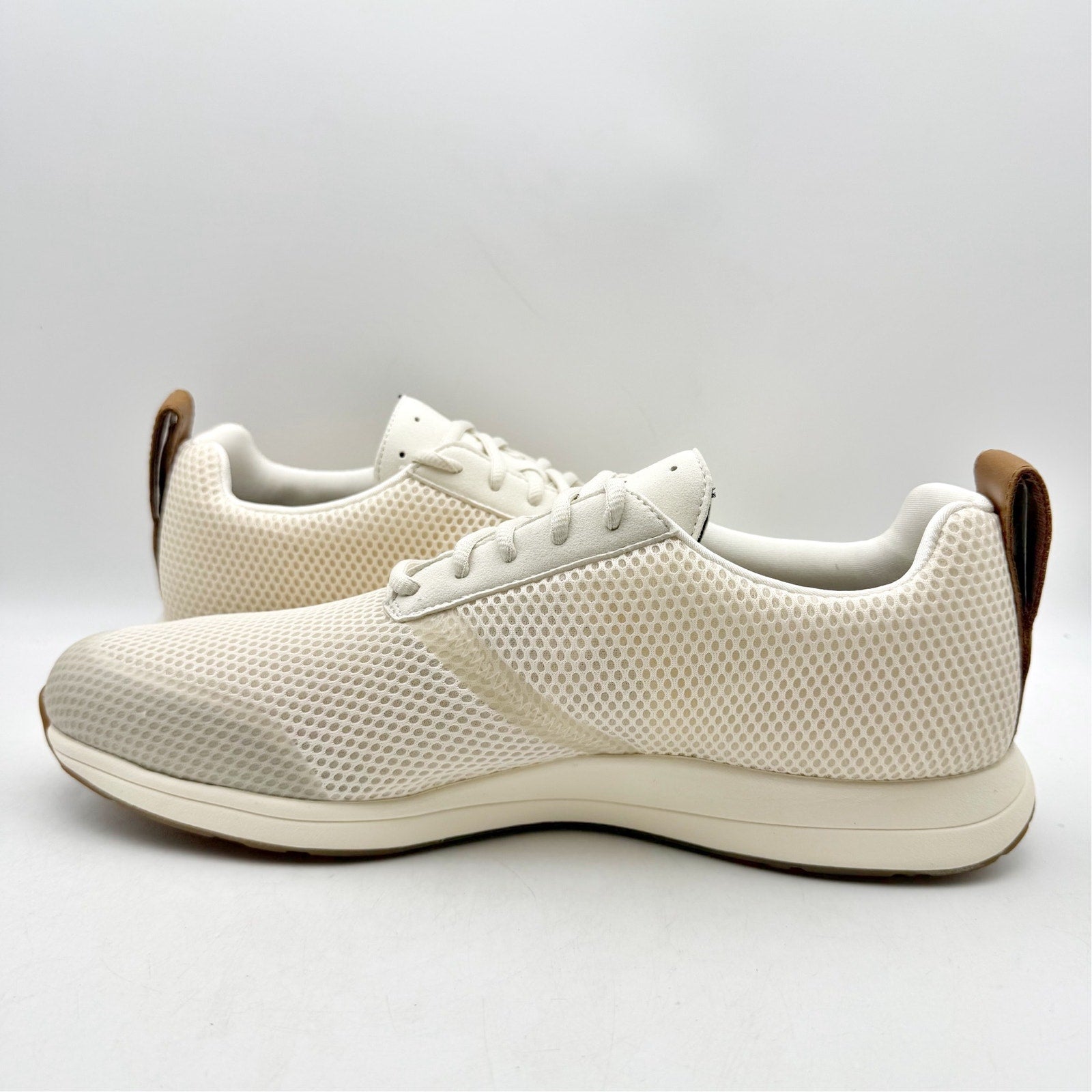 YORK Athletics Mens The Henry Runner Athletic Shoes Size 8.5 Bone White NIB