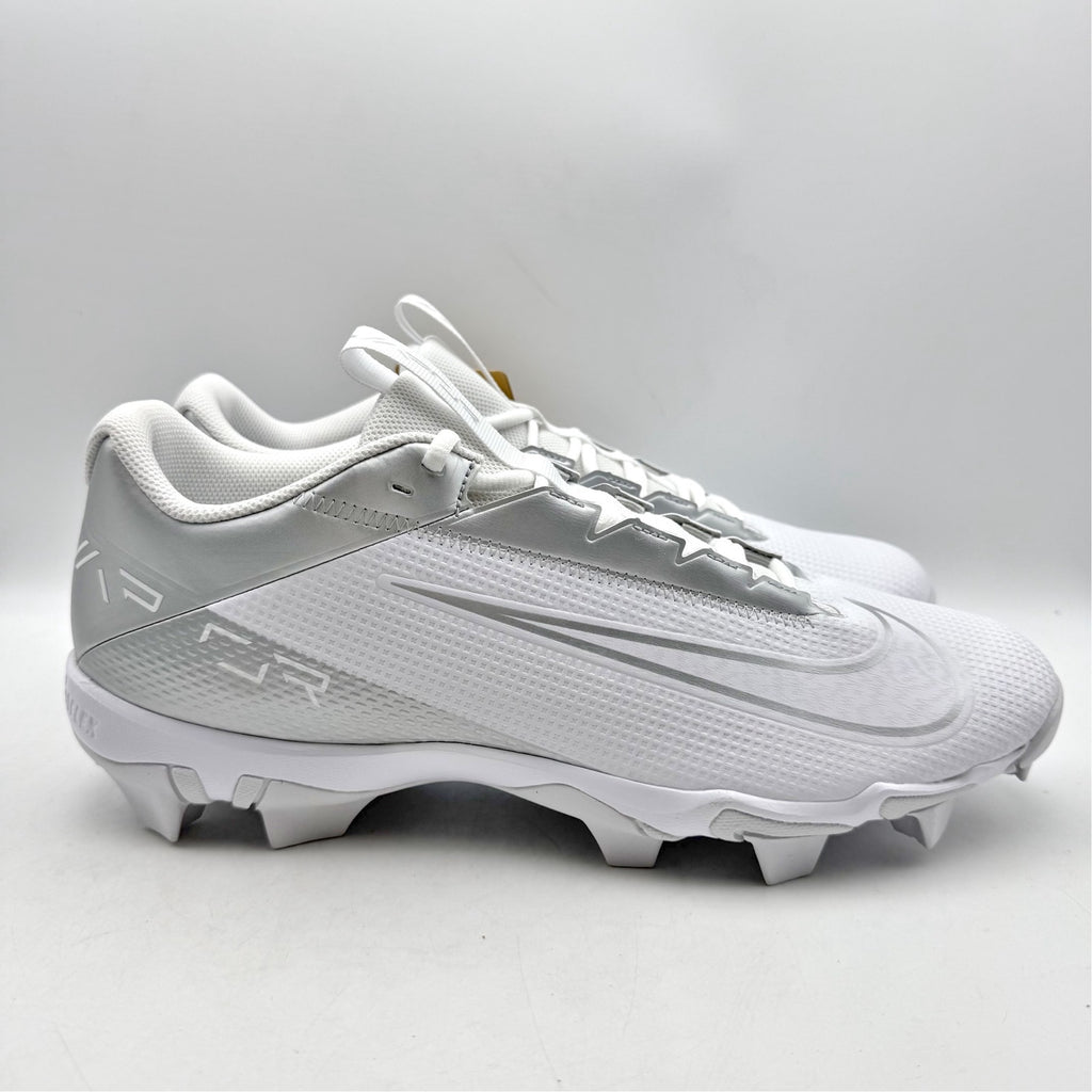 NIKE Mens Vapor Edge Shark 2 Football Cleats US 13 EU 47.5 White Silver NIB
