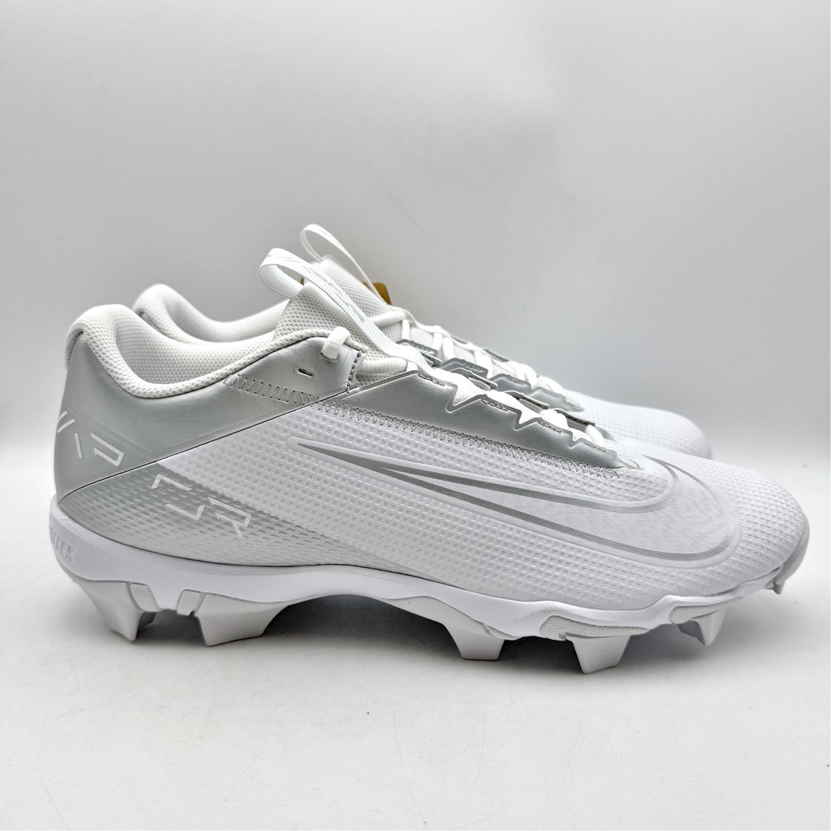 NIKE Mens Vapor Edge Shark 2 Football Cleats US 13 EU 47.5 White Silver NIB