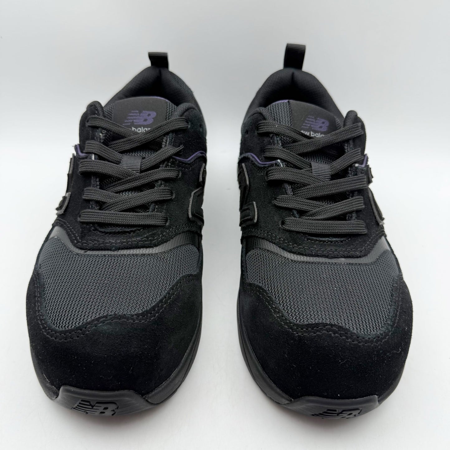 New Balance Womens Elite Lite Work Sneakers US 9.5 Wide Black Purple CT SR NIB