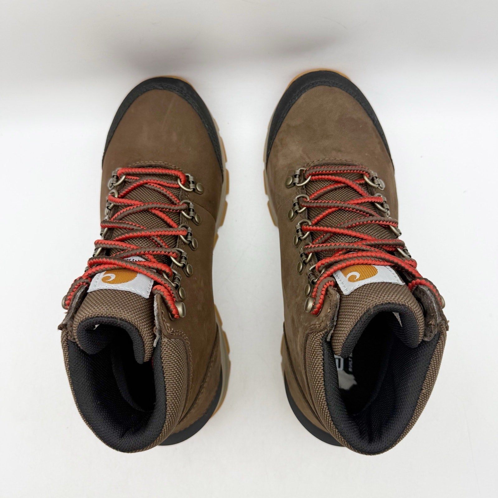 Carhartt Womens Gilmore Work Hiking Boots US 6 Brown Leather Waterproof SR NWOB