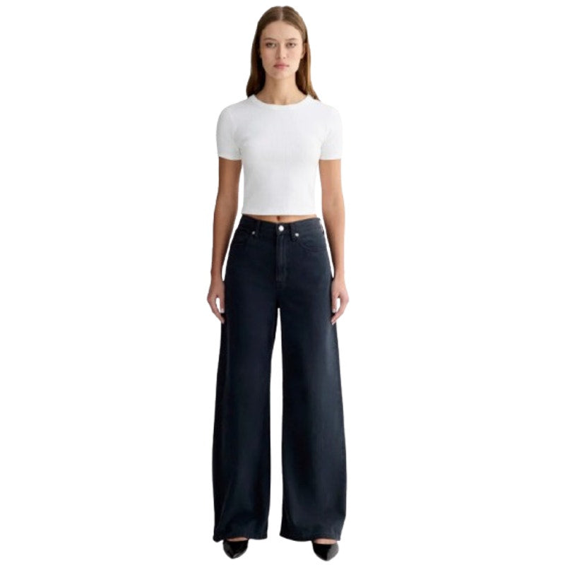 EVERLANE Women's The OG Baggy Jeans 24x30 US 00 Black Ink Wash Relaxed Fit NWT
