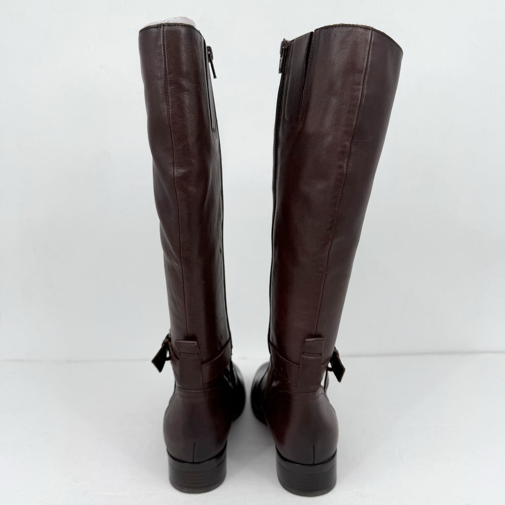 Naturalizer Womens Rena Knee High Boots US 6.5 M EU 36.5 Brown Leather NIB