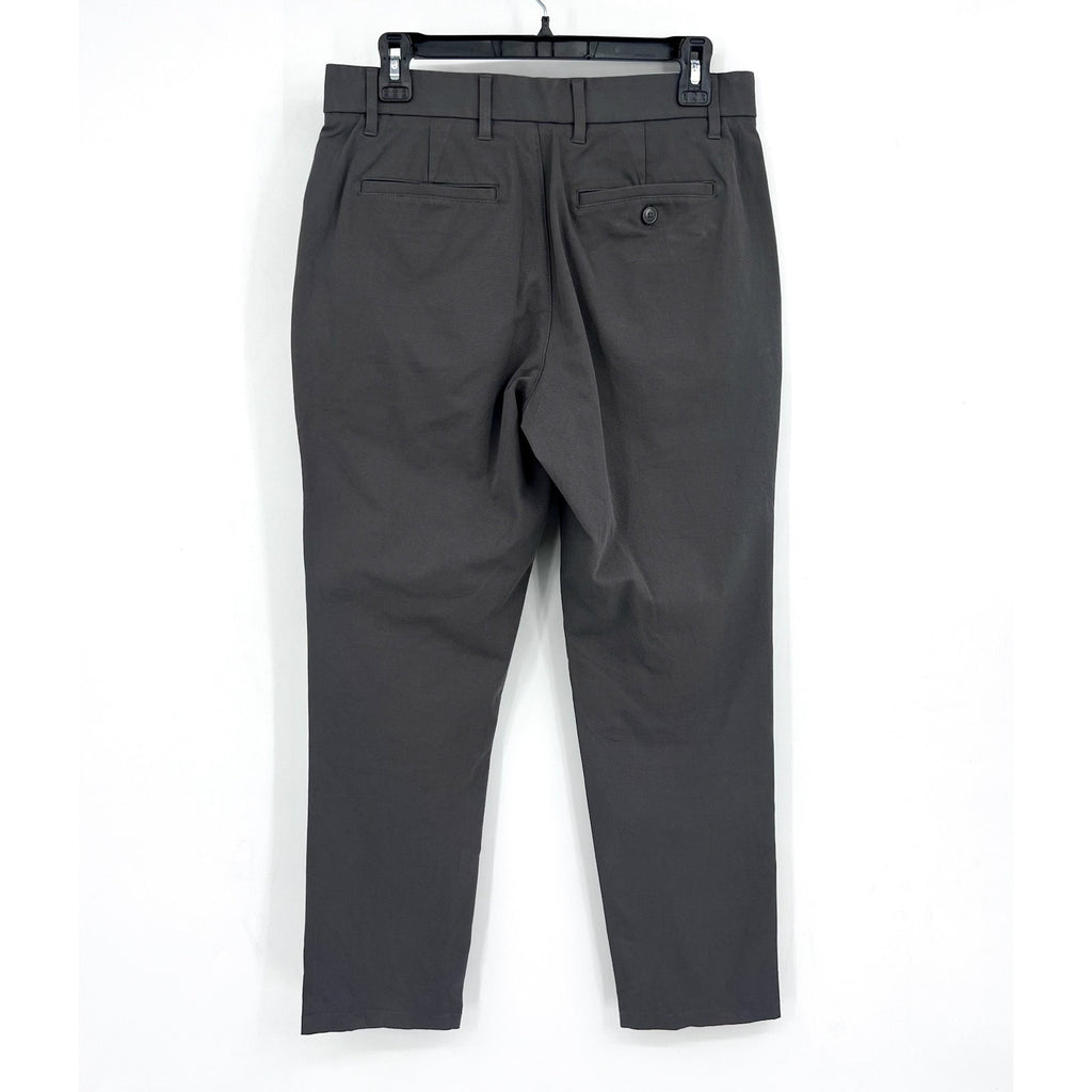 EVERLANE Uniform Mens Performance Chino Pants 29x28 Slate Grey Athletic Fit NWT