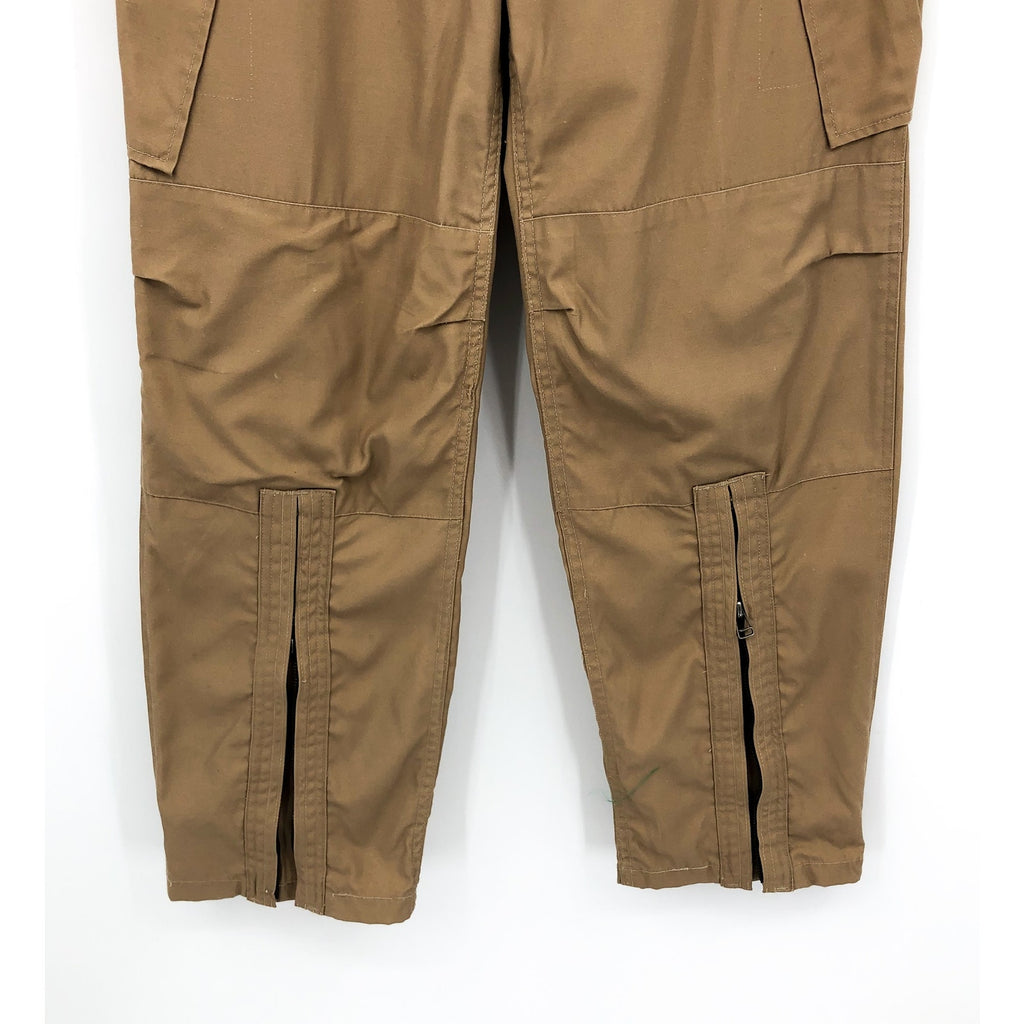 RE/DONE Women's Upcycled Cargo Trousers Small Khaki High Rise Straight Leg NWT
