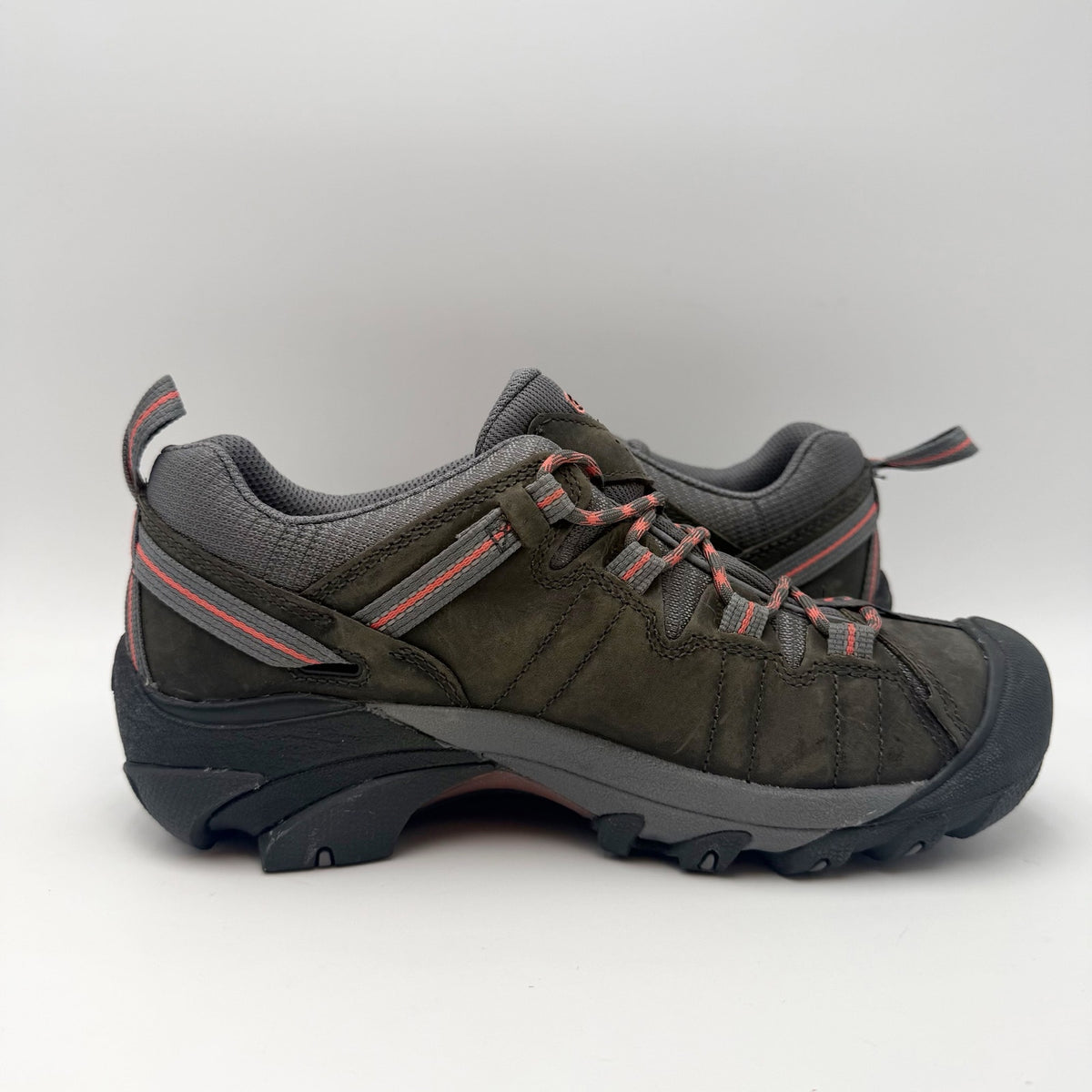 Keen Womens Targhee ll Hiking Shoes Size 8.5 Grey Waterproof Leather NWOB