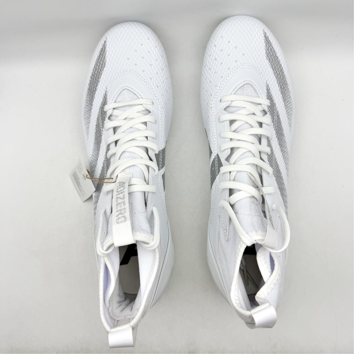 Adidas Mens Adizero Impact Football Cleats Size 9.5 White Athletic IF2475 NWOB