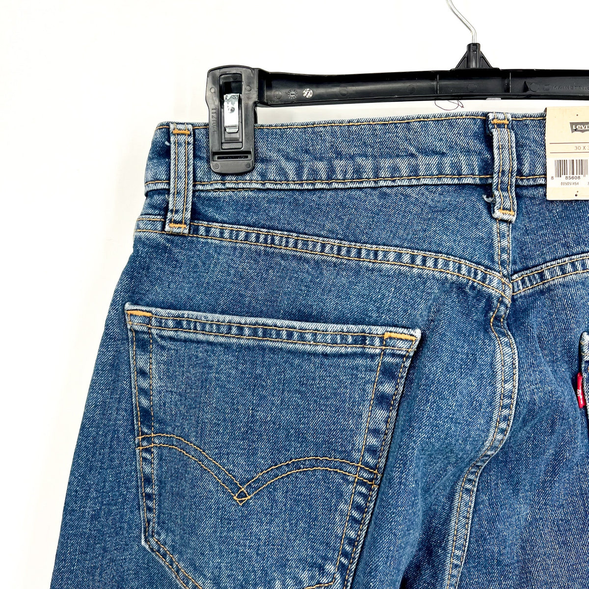 LEVI'S MENS 505 Straight Jeans 30x30 Stonewash Blue Regular Fit 005051454 NWT