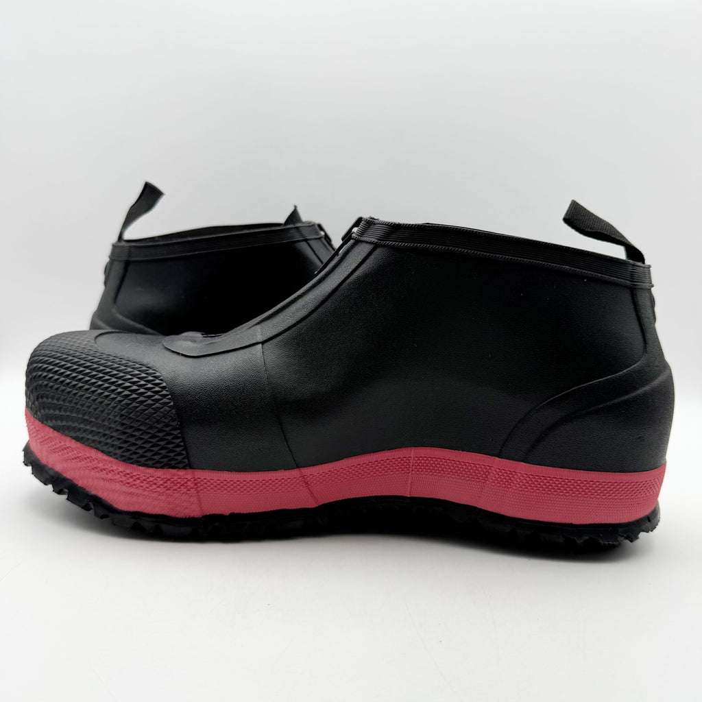 Bogs Mens Overshoe Zip Work Shoes US 10 EU 43 Black Composite Toe Waterproof NIB