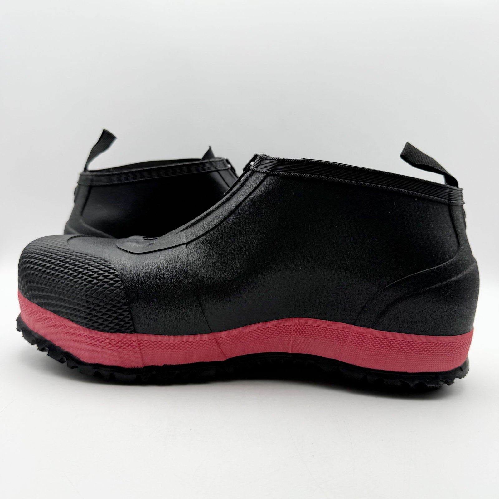 Bogs Mens Overshoe Zip Work Shoes US 10 EU 43 Black Composite Toe Waterproof NIB