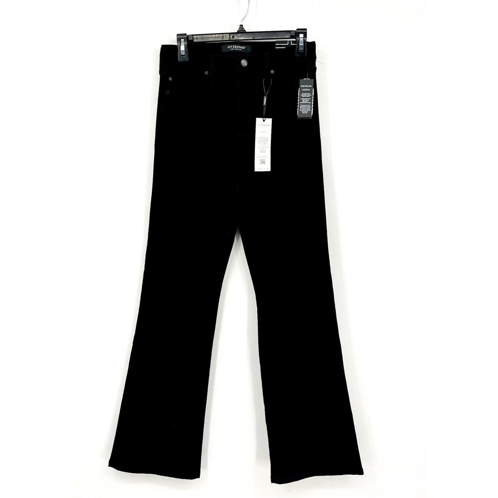 Liverpool Women's Lucy Bootcut Jeans Size 8/29 Black Hi-Rise Stretch Denim NWT