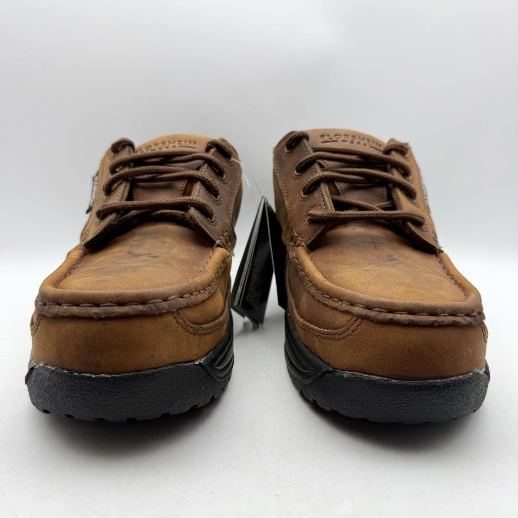 Florsheim Mens Polaris Composite Toe Work Shoes US 9.5 Wide Brown Leather NIB