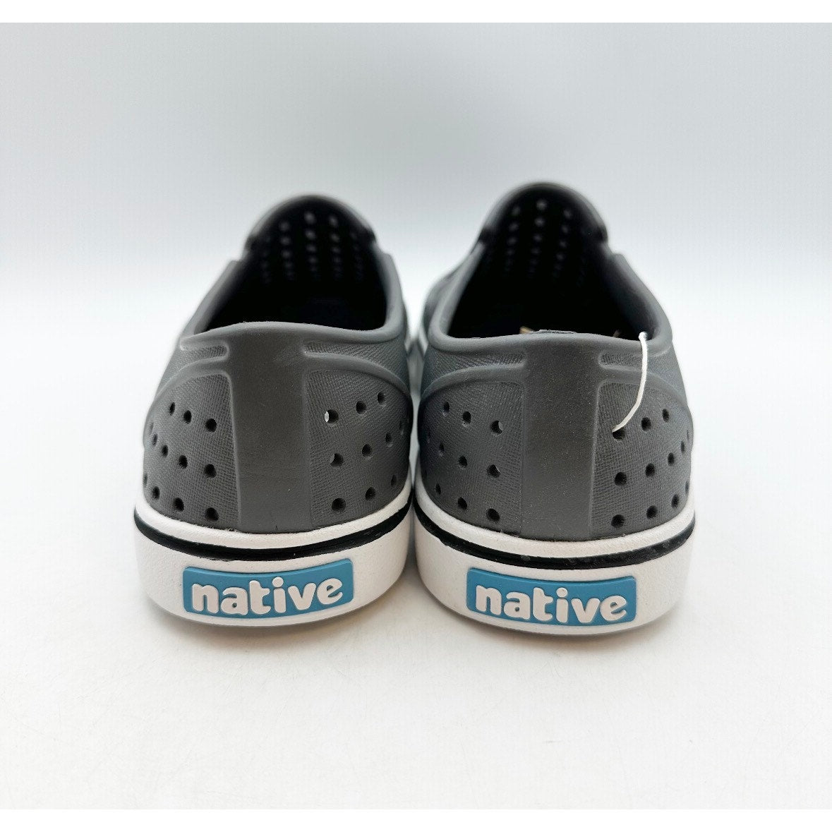 NATIVE Adult Miles Summer Sneaker Mens 5 Womens 7 Dublin Grey Shell White NWOB