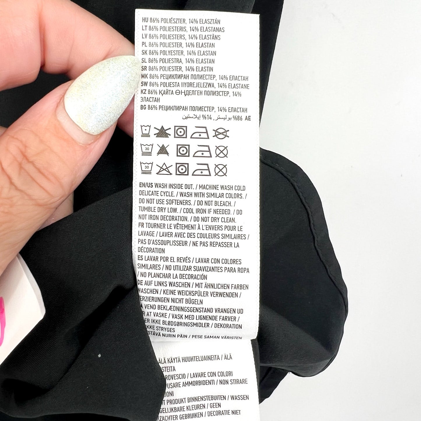 ROYAL ROBBINS Spotless Evolution Meadow Short Sleeve Shirt Small Jet Black NWT