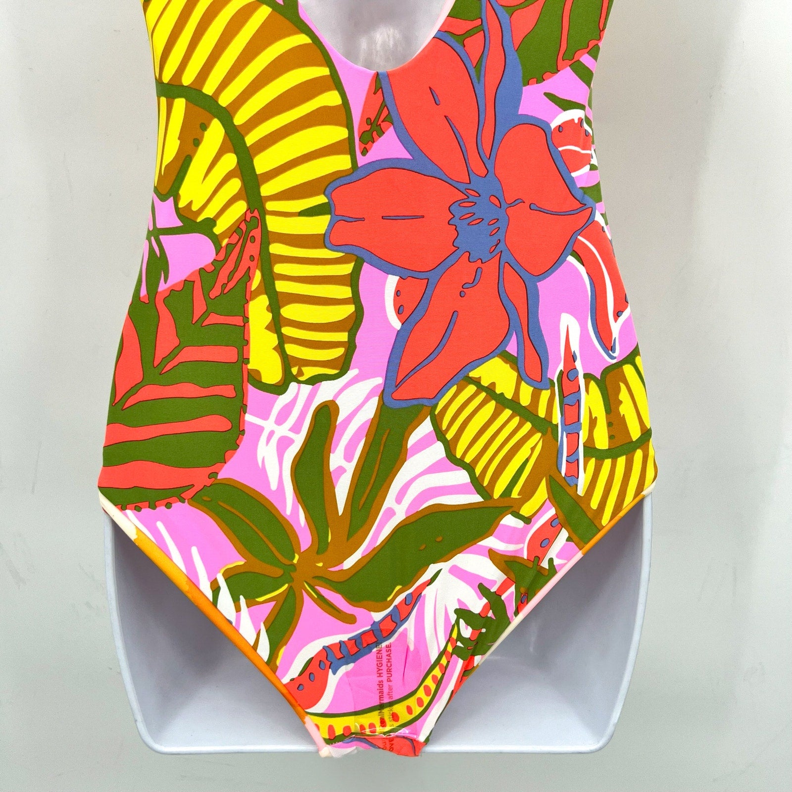 MAAJI Waves Infinity One Piece Swimsuit Girls 12 Pink Paradiso Reversible NWT