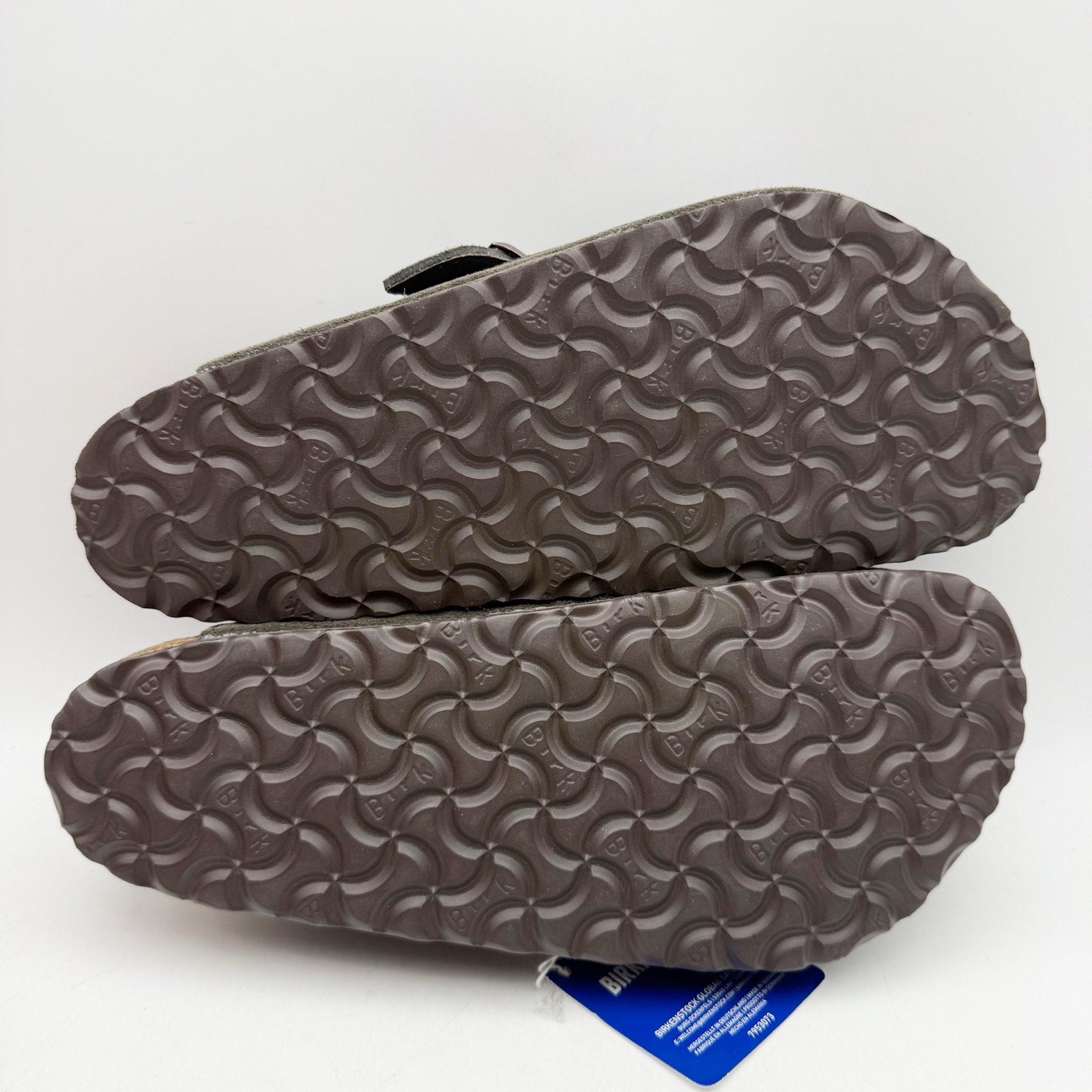 Birkenstock Boston Shearling Clogs EU 41 Womens 10 Mens 8 Mocha Brown Suede NWT