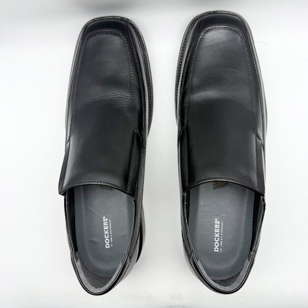 Dockers Mens Proposal Dress Loafers Size 14 Wide EU 48 Black Leather NIB