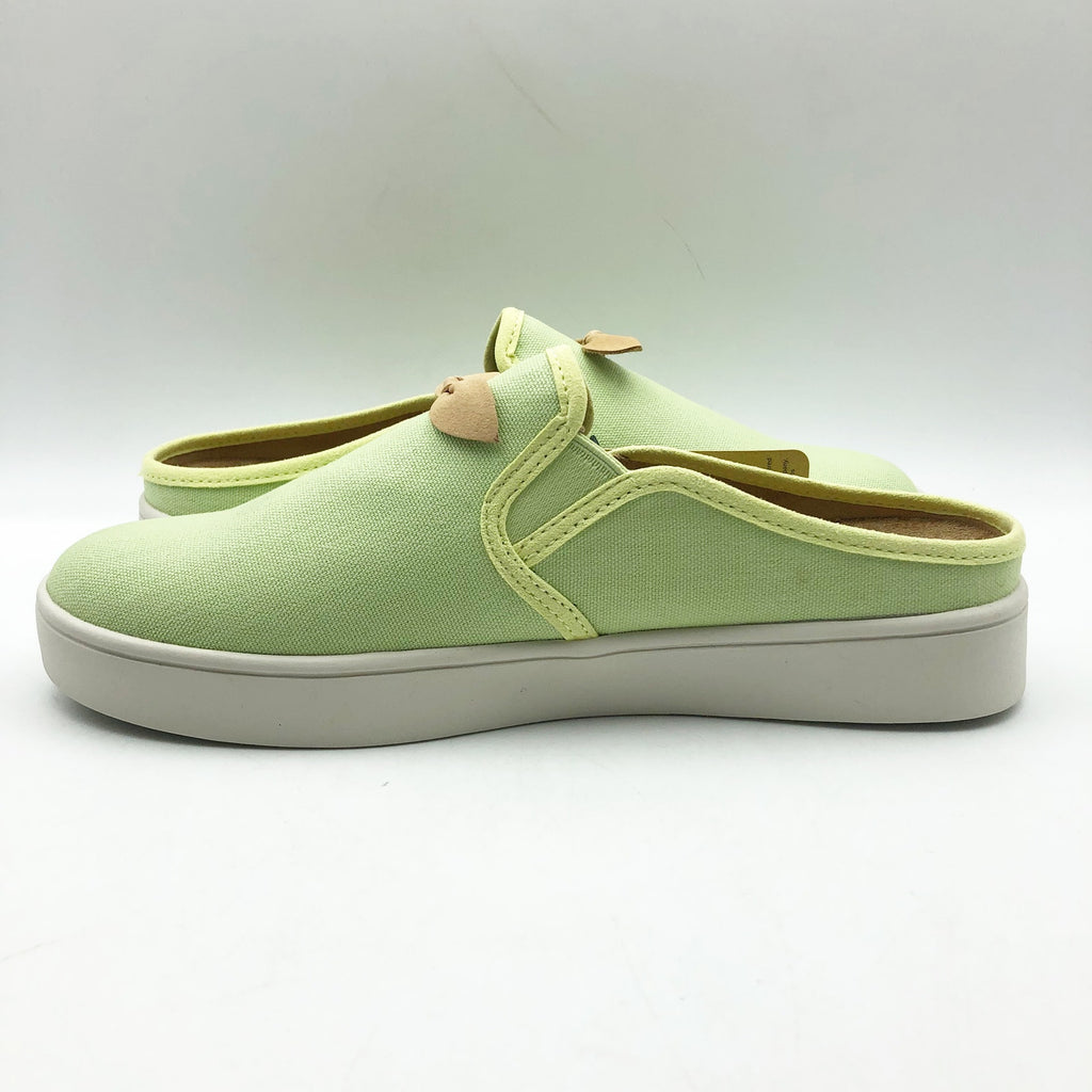 Spenco Womens Audrey Casual Slides Size 7.5 Green Slip On Sneaker Mules NIB