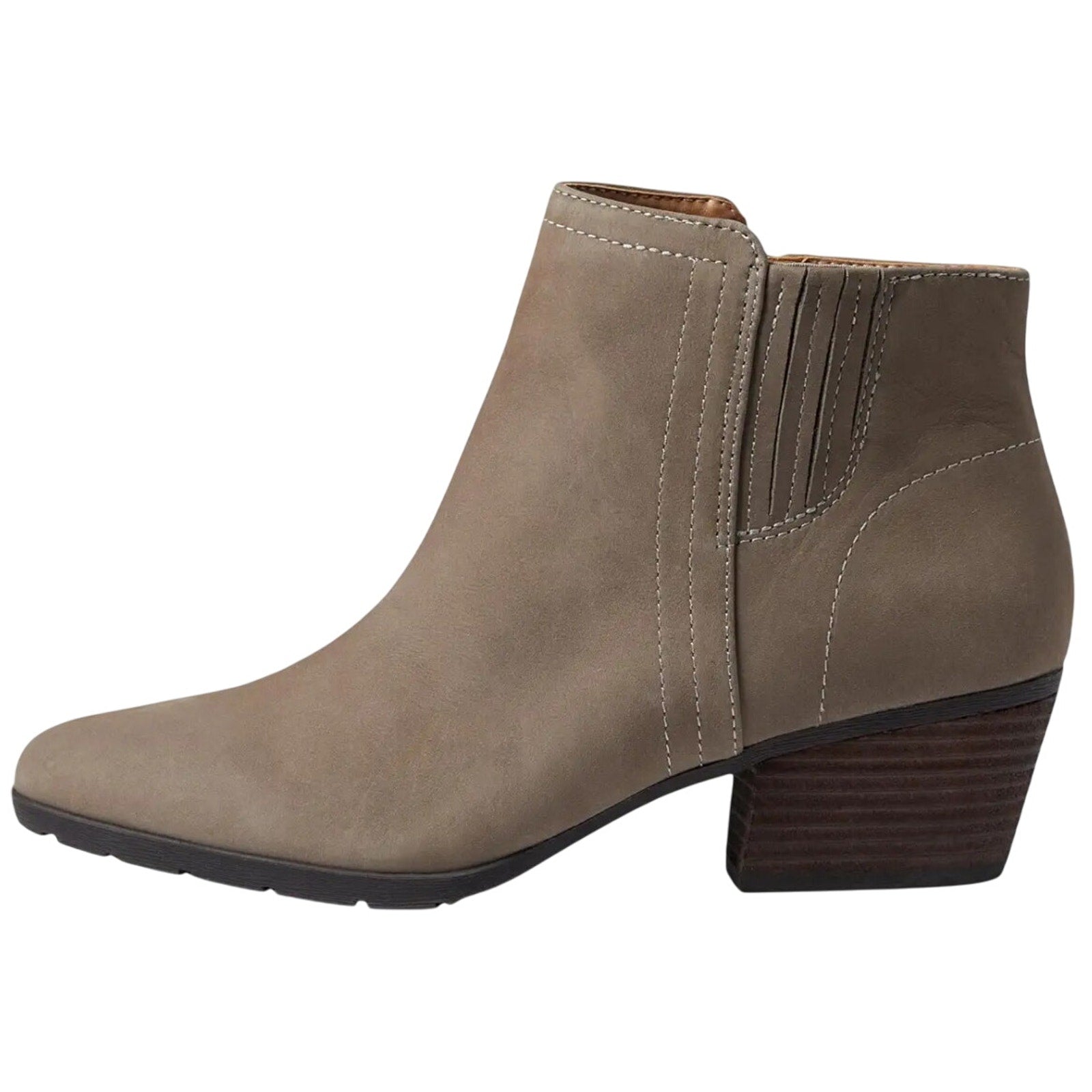 Blondo Womens Valli 2.0 Ankle Booties SIZE 8 M Taupe Grey Nubuck Leather NIB