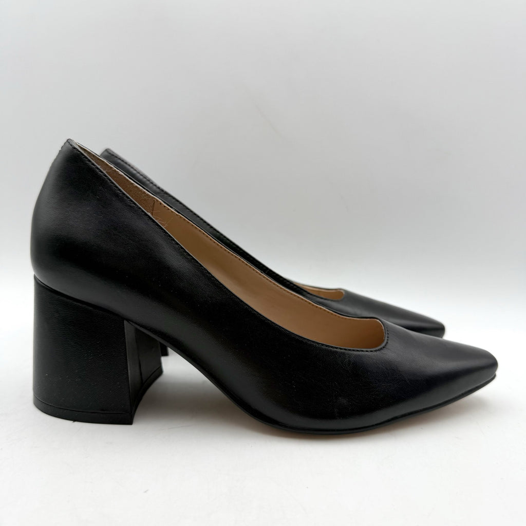 Naturalizer Womens Licia Pumps Size 6 M EU 36 Black Leather Heels NWOB