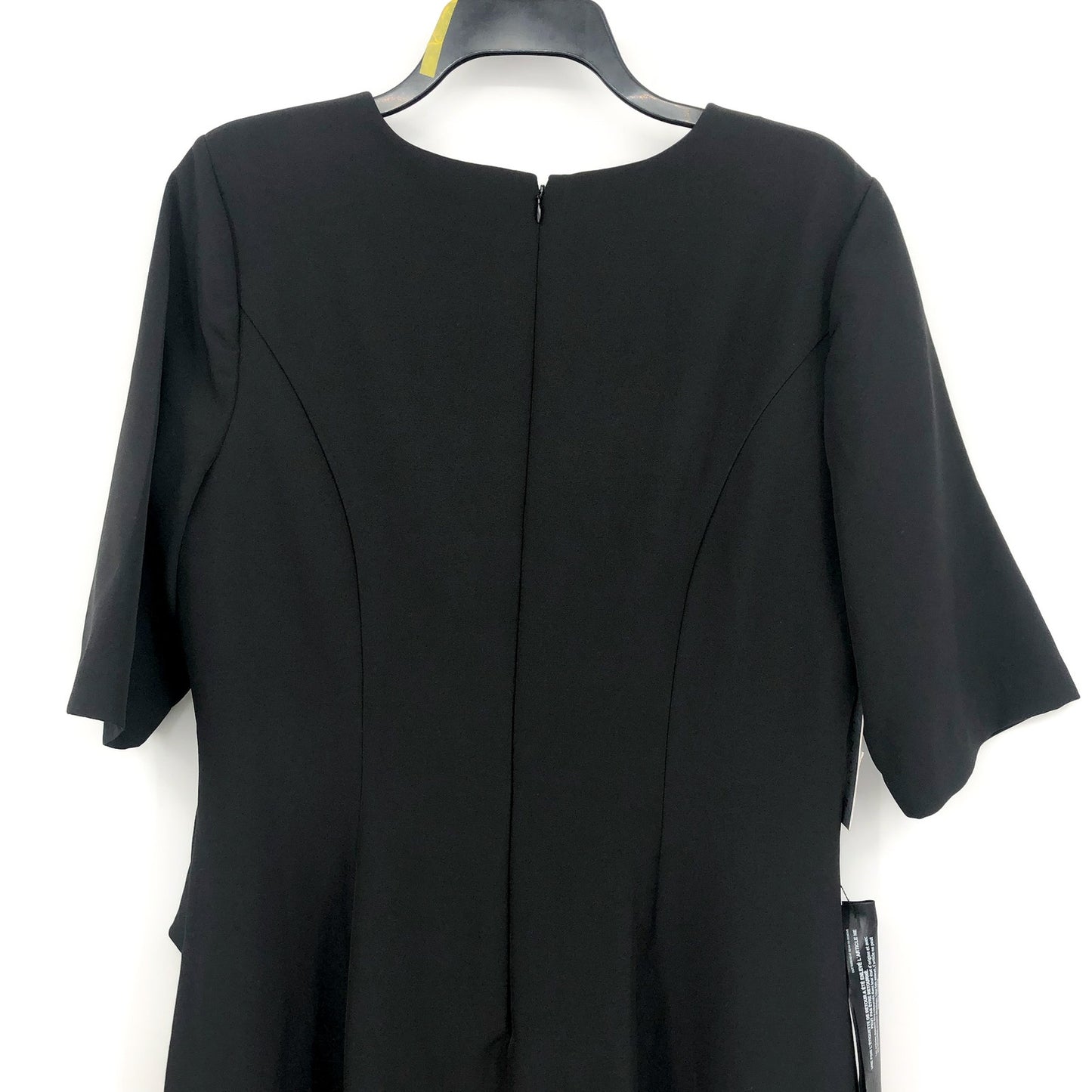 KAY UNGER Women's Davina Maxi Walk Thru Jumpsuit Size 16 Black Formal NWT