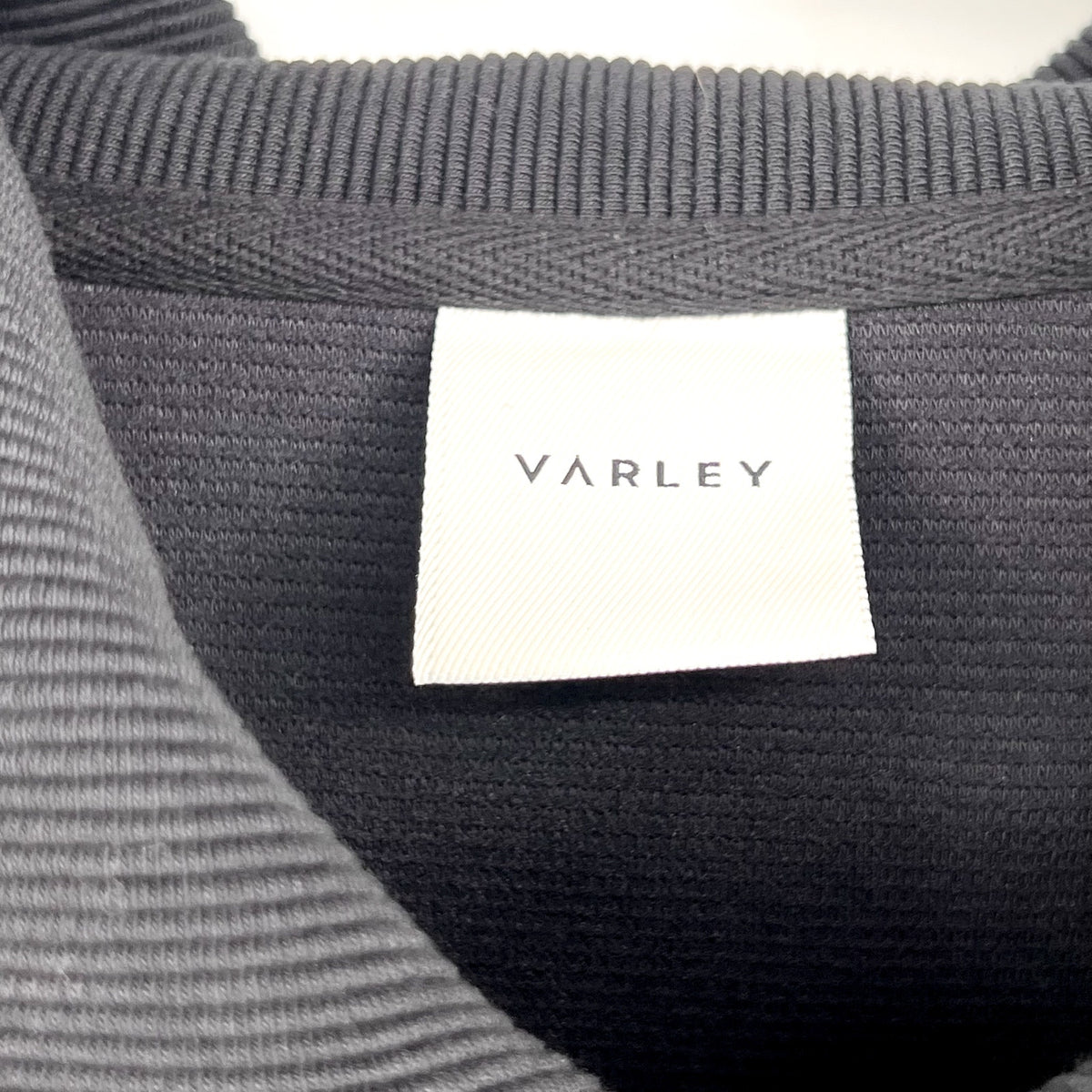 VARLEY Women's Vine Ottoman Half Zip Pullover Small Black Sweatshirt NWOT