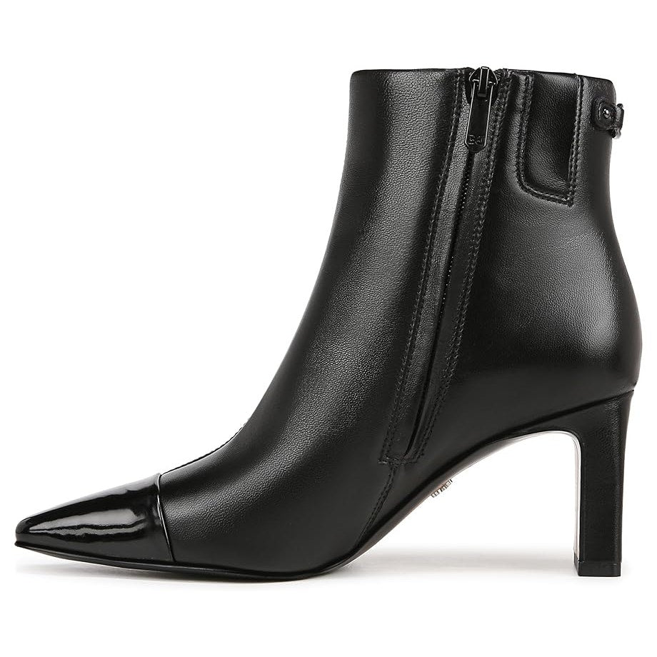 Sam Edelman Womens Saige 2 Ankle Boots US 7.5 M EU 38 Black Leather NWOB