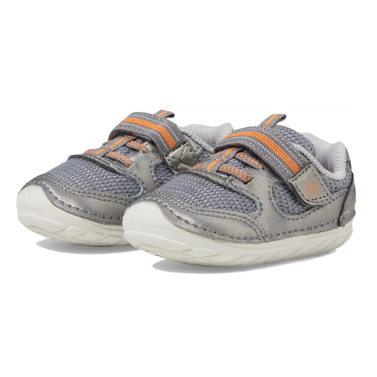 Stride Rite Boy's Sneaker SM Turbo Size 6 Toddler Shoes Grey NIB