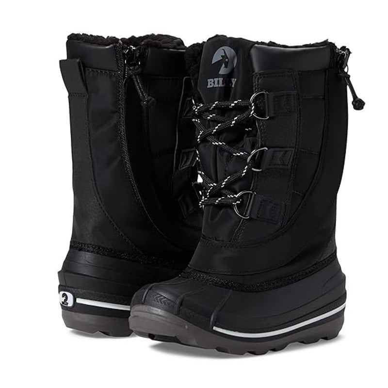 BILLY Footwear Kids Ice II Snow Boots US 7 M EU 39 Black Water Resistant NIB