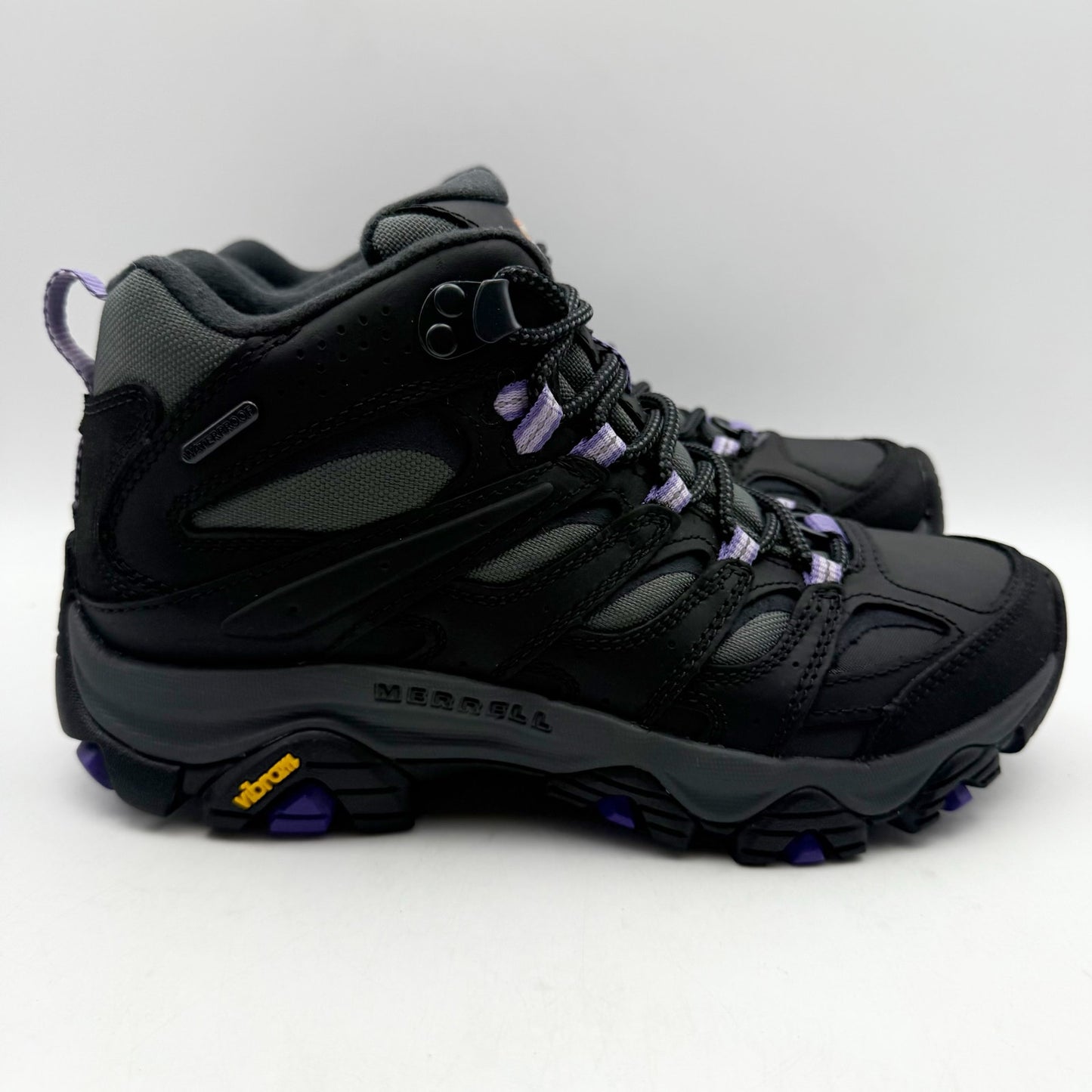 Merrell Womens Moab 3 Thermo Mid Winter Boot US 7 M Black Leather Waterproof NIB