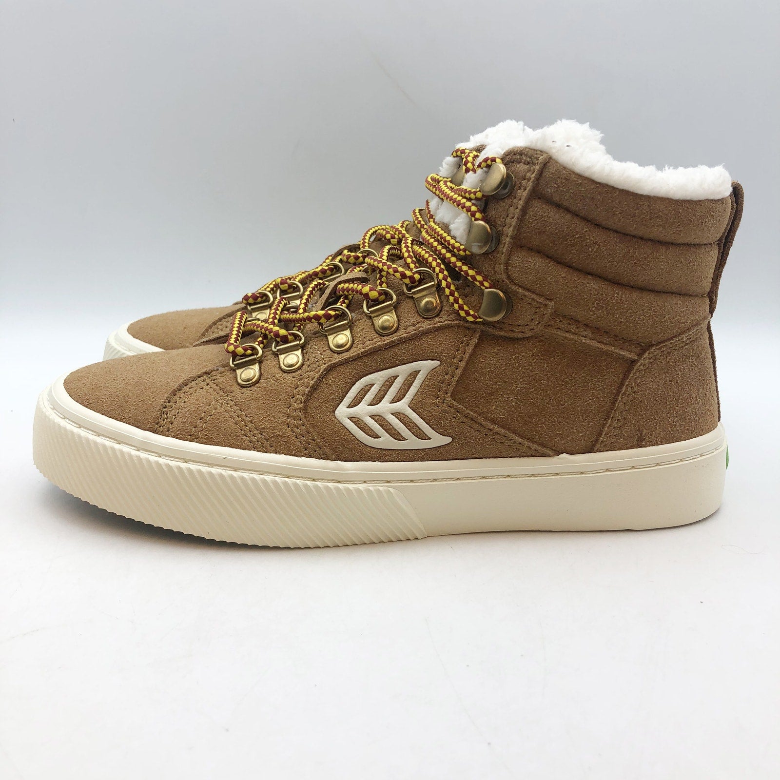 Cariuma Womens CATURI High Top Boots Size 6.5 Brown Suede Water Repellent NIB