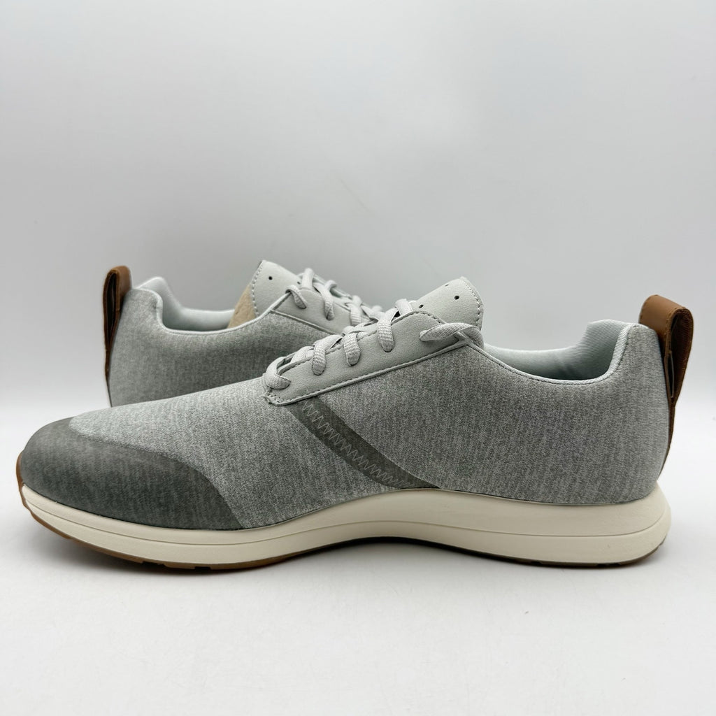YORK Athletics Mens Henry Sweatshirt Casual Sneakers US 12 Gray Knit NIB