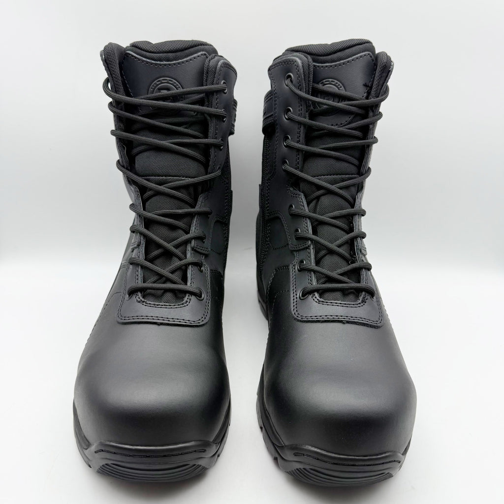 Battle Ops Mens 8” CT Tactical Duty Boot Size 9 Black Leather Waterproof NIB