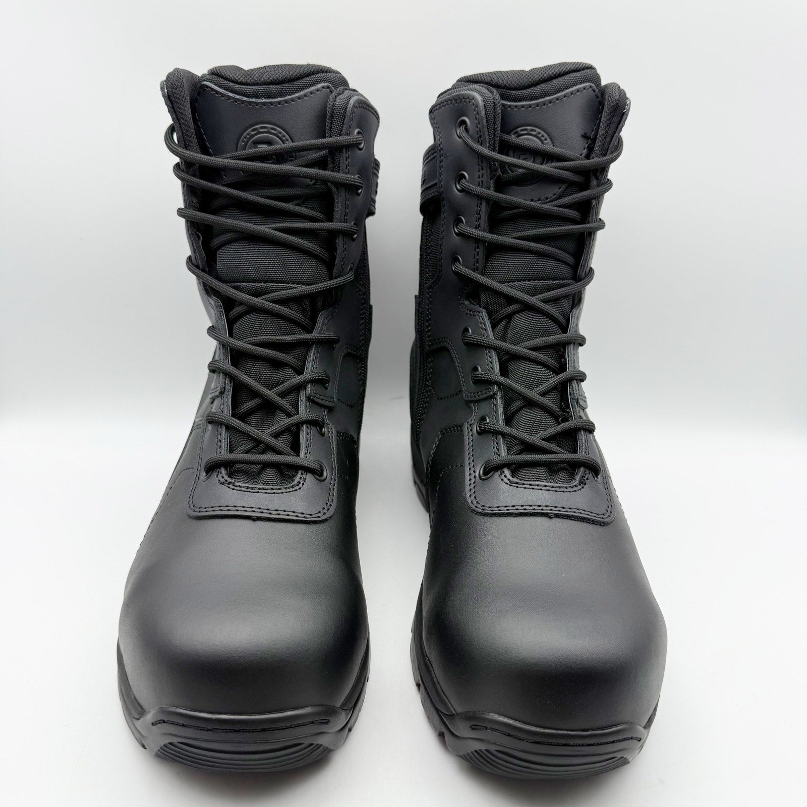 Battle Ops Mens 8” CT Tactical Duty Boot Size 9 Black Leather Waterproof NIB
