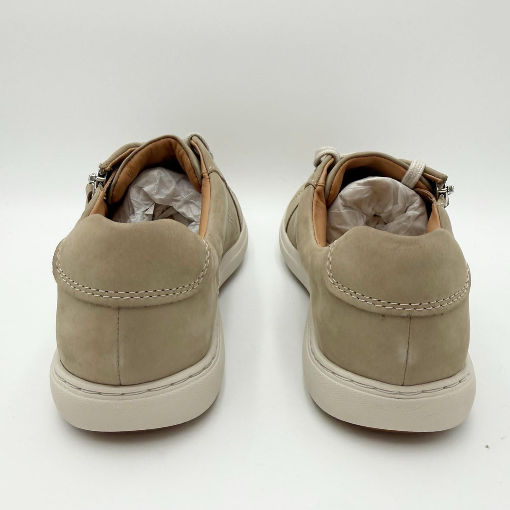 Clarks Womens Nalle Lace Casual Sneakers EU 40 US 9 M Stone Taupe Nubuck NIB