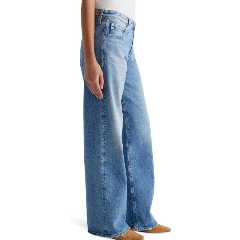 AG ADRIANO GOLDSCHMIED Womens Adria Wide Leg Jeans Size 32 US 14 Divergent NWT